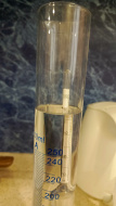 Отзыв: Мерный цилиндр 250 мл стеклянный, — Нормальный цилиндр